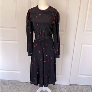 Vintage Jonathan Martin Midi Secretary Dress 9/10